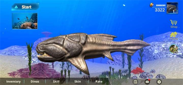 ׾ģ׿(Dunkleeosteus Simulator)v1.1.9 °