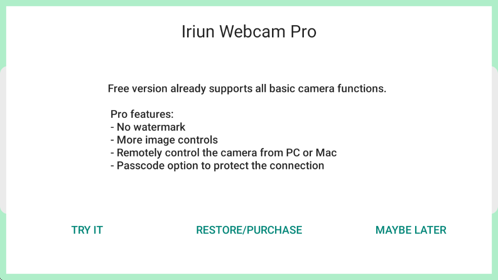 Iriun Webcamذװv2.8.12 °