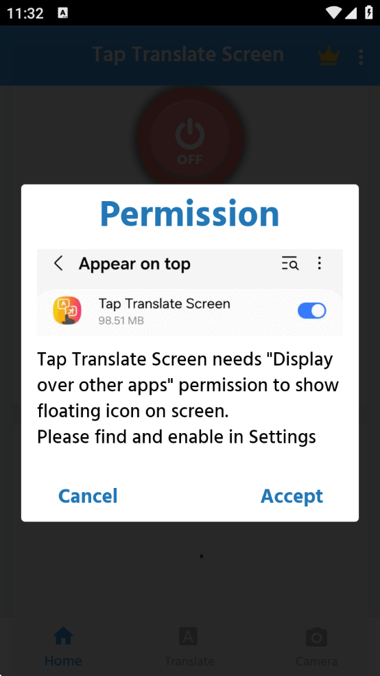 taptranslatescreenٷ